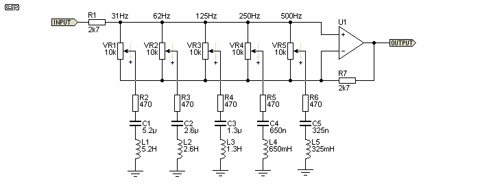 5 Band Equalizer Circuit Diagram - Fuse & Wiring Diagram