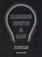 Lumens, Watts & Lux